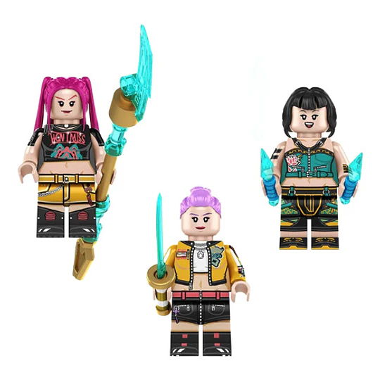 Set Las Guerreras K-pop Saja Boys Armables Demon Hunters