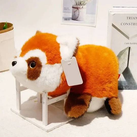 Peluche Panda Rojo Y Panda Reversible Para Niños (2 En 1)