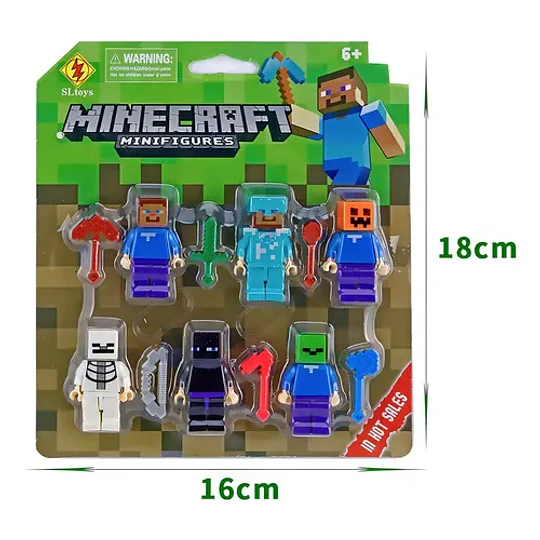Juguetes Para Niños Con Minifiguras Cube 6 