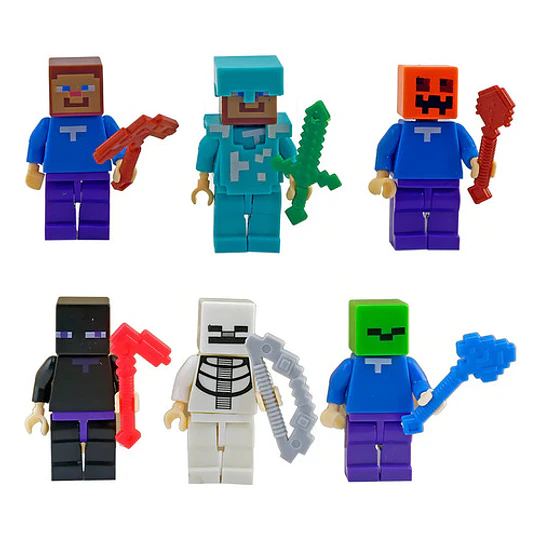 Juguetes Para Niños Con Minifiguras Cube 6 