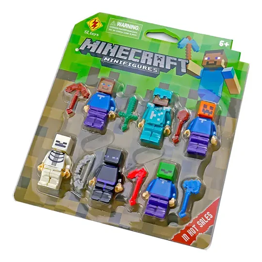Juguetes Para Niños Con Minifiguras Cube 6 