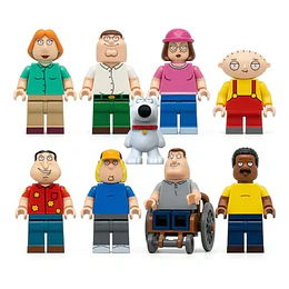 Set De Figuras Family Guy Bloques Armables Coleccionables