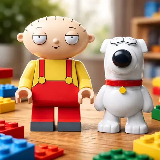 Set De Figuras Family Guy Bloques Armables Coleccionables