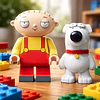 Set De Figuras Family Guy Bloques Armables Coleccionables