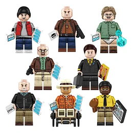 Set Figuras Breaking Bad Bloques Armables Walter White Serie