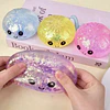 Squishy Dumpling Antiestrés Sorpresa Brillante 8,5 cm Kawaii