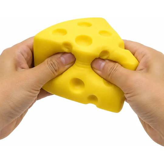 Squishy Queso Antiestrés Suave Amarillo Triangular Slow Rising