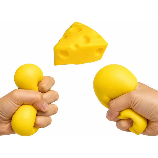 Squishy Queso Antiestrés Suave Amarillo Triangular Slow Rising