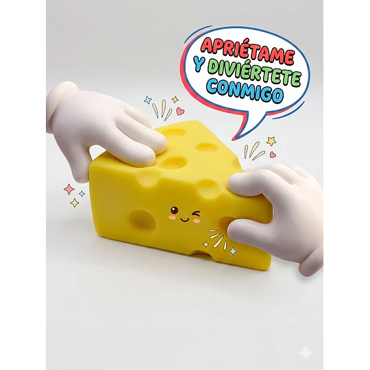 Squishy Queso Antiestrés Suave Amarillo Triangular Slow Rising