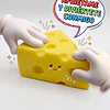 Squishy Queso Antiestrés Suave Amarillo Triangular Slow Rising