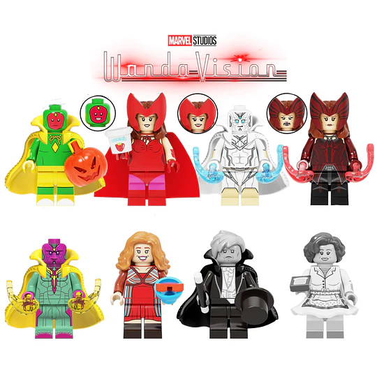Set Wandavision Compatible Lego Avengers Bruja Escarlata Marvel 