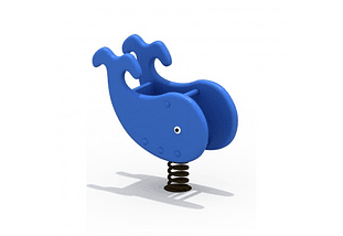 Juego de Resorte Ballena Azul