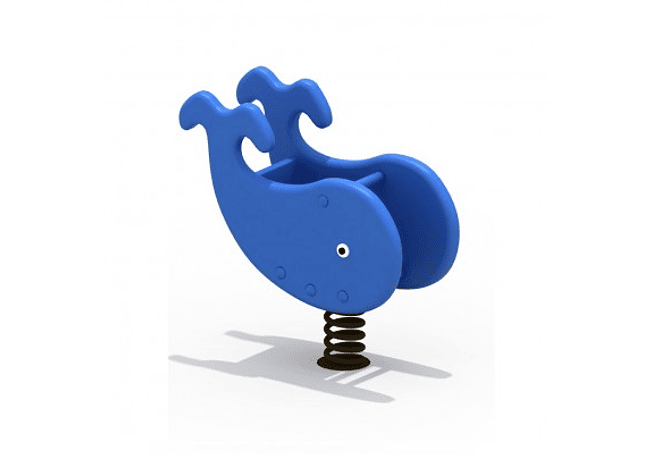 Juego de Resorte Ballena Azul