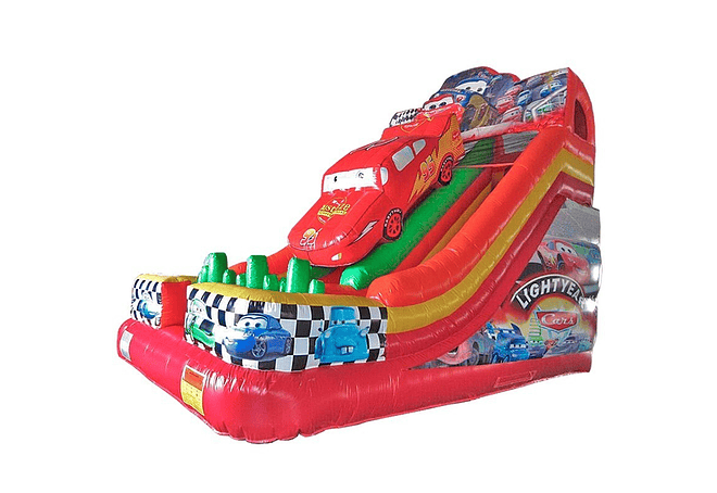 Juego Inflable Doble Tobogán CARS 
