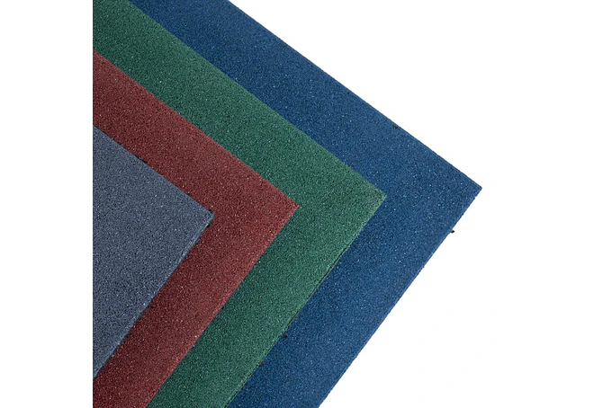  1 Mt² Piso de Caucho 50x50 cms  x 20 mm  SBR