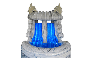 Juego Inflable Tobogán Acuático Delfines 6 x 3