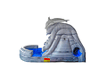 Juego Inflable Tobogán Acuático Delfines 6 x 3
