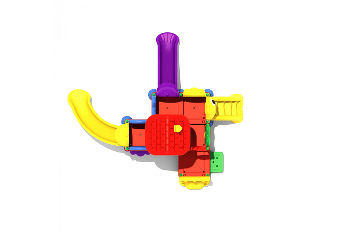 Juego Modular Primer Ciclo Dos Toboganes Casa Club