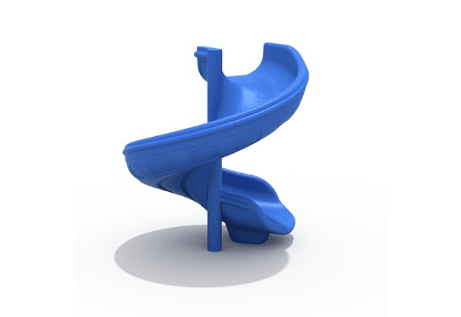 Tobogán Espiral Compónente Importado Azul