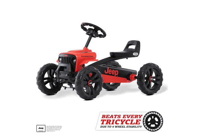 Go Kart a Pedal Buzzy Jeep® Rubicon  con Licencia 