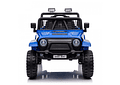  Jeep Infantil 12 Volts Premium Todo Terreno  Diseño Wrangler Azul 