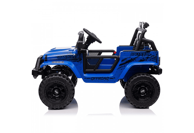  Jeep Infantil 12 Volts Premium Todo Terreno  Diseño Wrangler Azul 