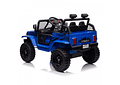  Jeep Infantil 12 Volts Premium Todo Terreno  Diseño Wrangler Azul 
