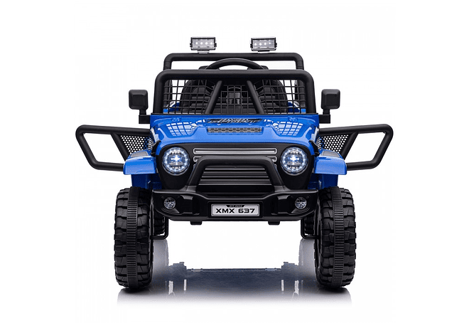  Jeep Infantil 12 Volts Premium Todo Terreno  Diseño Wrangler Azul 