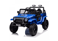  Jeep Infantil 12 Volts Premium Todo Terreno  Diseño Wrangler Azul 