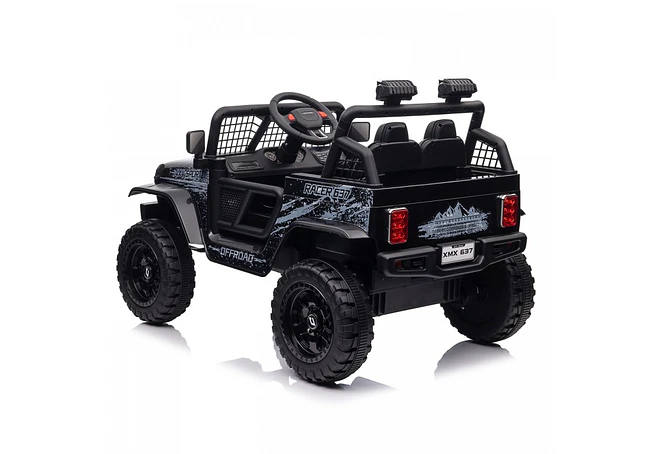 Jeep Infantil 12 Volts  Todo Terreno  Diseño Wrangler Negro 