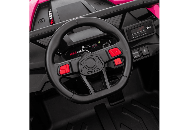 Buggy Infantil 24 Volts 4x4 Diseño Can Am ATV Rosado
