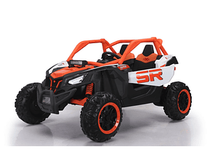 Buggy Infantil UTV  SR XL 12 Volts  4X4  Full de Lujo Naranjo