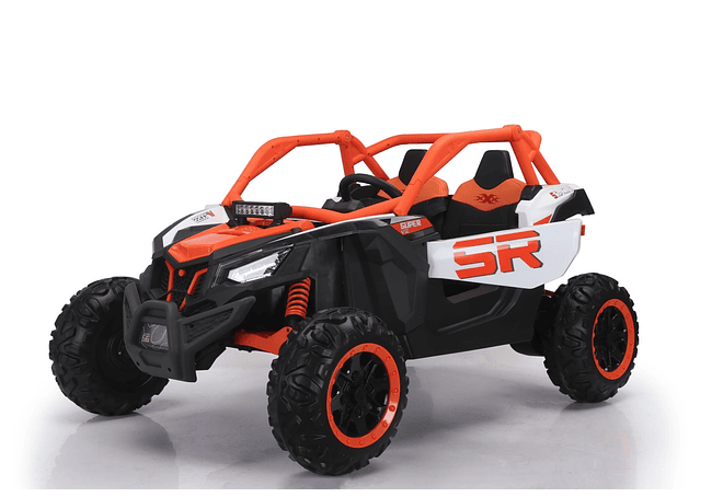 Buggy Infantil UTV  SR XL 12 Volts  4X4  Full de Lujo Naranjo