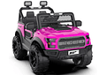 Camioneta Infantil a Batería Diseño Raptor- 12 Vlots  4×4  - Rosada