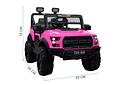 Camioneta Infantil a Batería Diseño Raptor- 12 Vlots  4×4  - Rosada