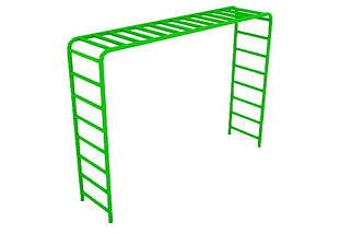 Trepador Infantil Metálico Escala Corchete