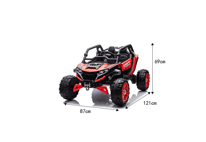 Buggy Infantil Electrico Premium 4x4 24V  Full