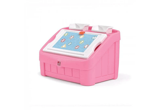 Baúl para Niños con Pizarra Rosado