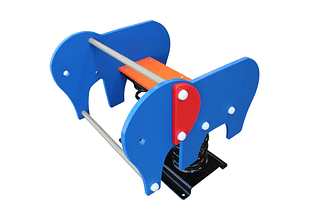 Juego de Resorte Elefante Tipo Inclusivo Doble