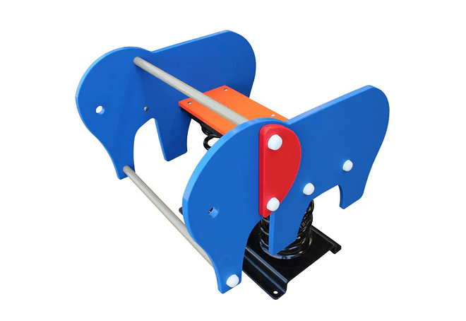 Juego de Resorte Elefante Tipo Inclusivo Doble