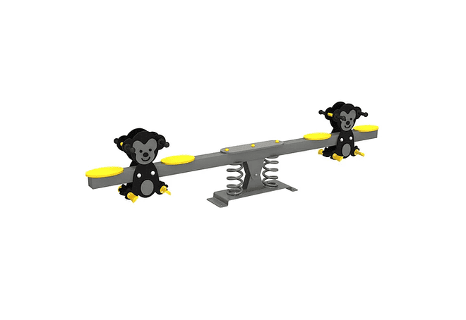 ¡Preventa! Balancín para plazas con Resortes Monitos