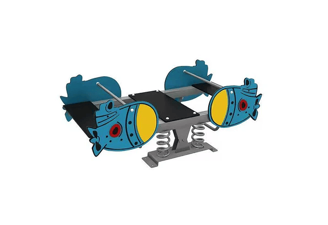 Balancín de Resortes Cuadruple Rockets