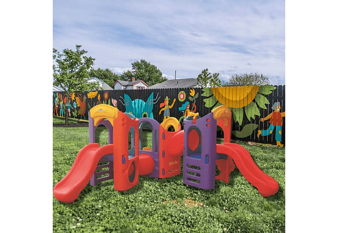 Juego de Patio Tres Torres con Tuneles Calidad Premium