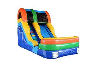 Juego Inflable Tobogán Acuático Multicolor
