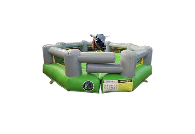 Toro Mecánico con Colchoneta Inflable con Turbina