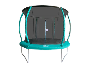 Cama Elástica Reforzada Bounce Play 3.05 mt (10 pies)  con Red Lateral y Escalera
