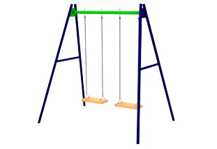 Columpio para Plazas Metalico  Pata Triangular Silla Rígida