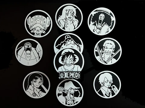 Set posavasos One Piece