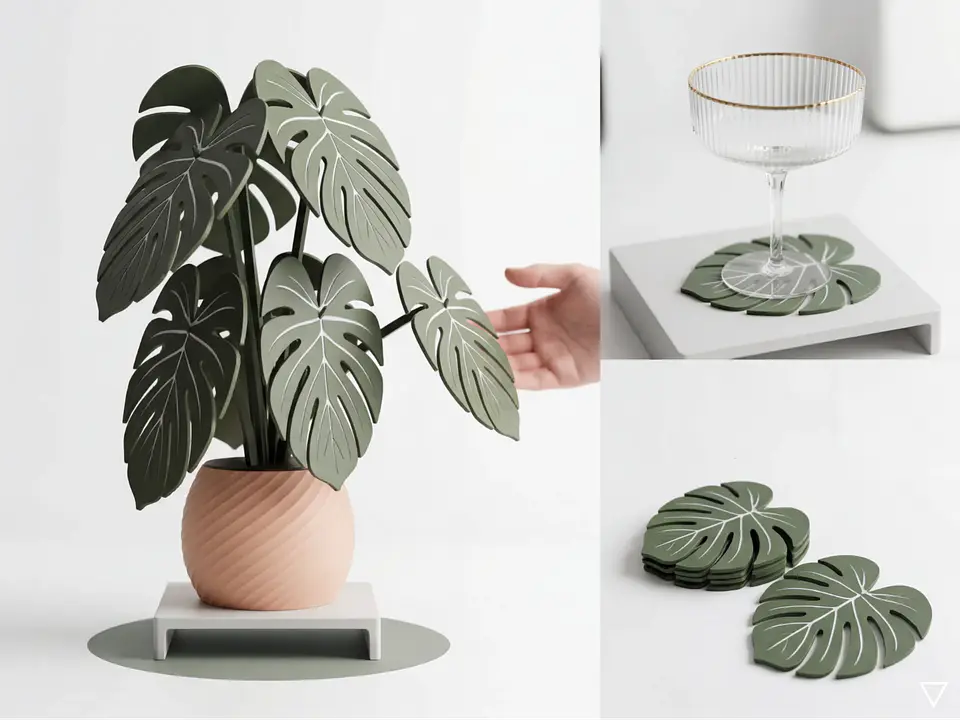 Posavasos Monstera 1