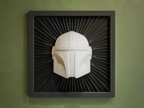 El Mandaloriano Arte de Pared de Star Wars